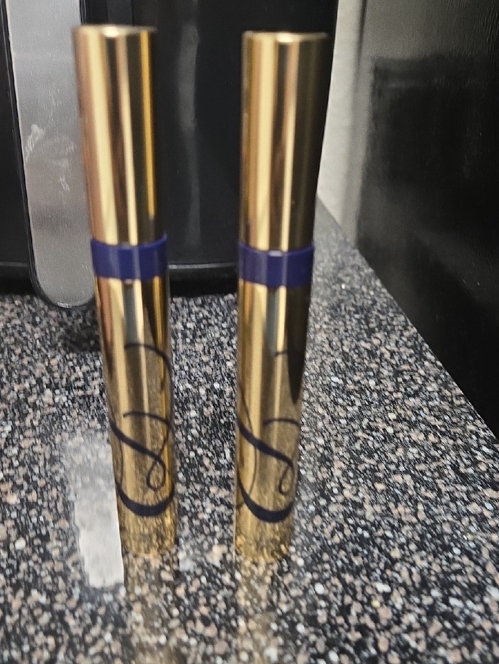 Estee Lauder Gold Accent Tubes Mascara with Navy Bands